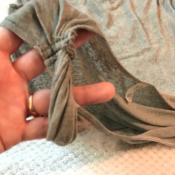 Free People NWT one sleeve twist strap top Sz sm - Picture 6 of 8